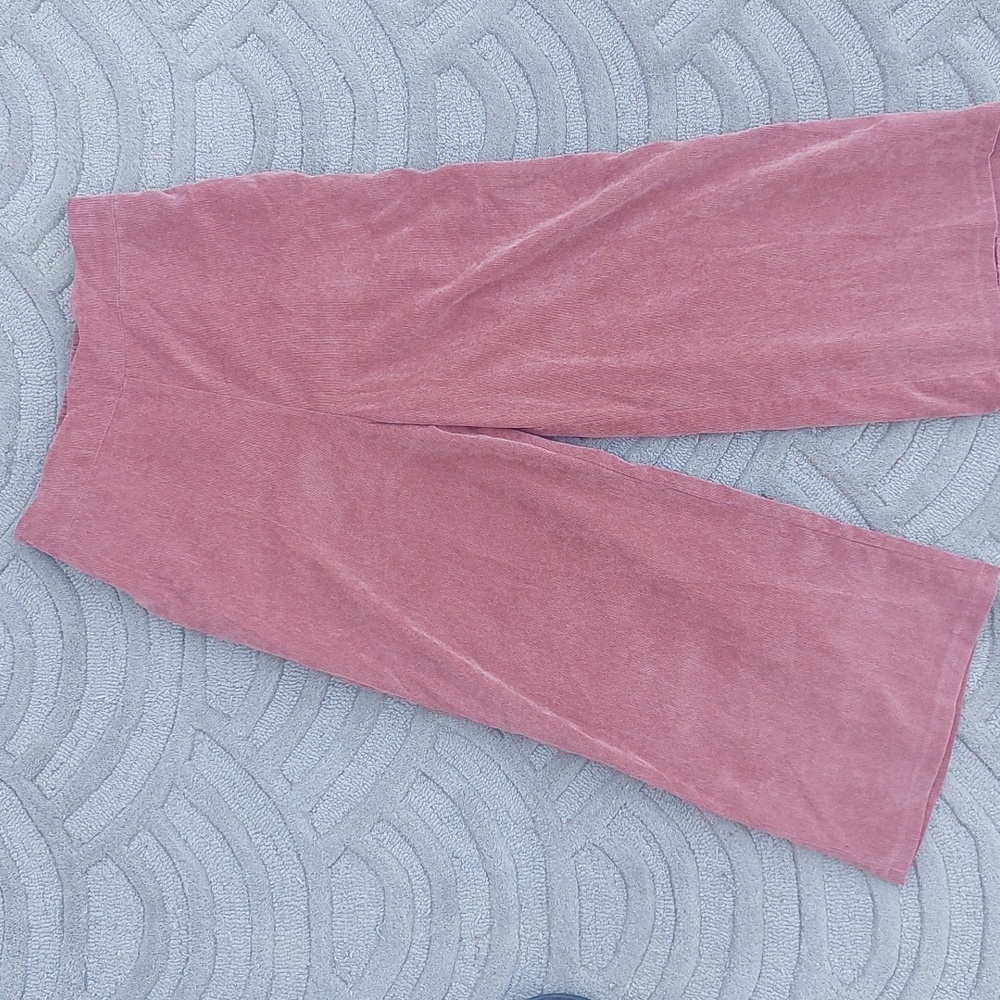 Wide Leg Corduroy Trousers